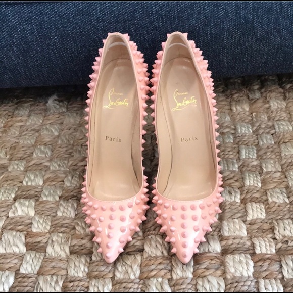 Christian Louboutin Shoes - 🎀Christian Louboutin Pigalle Spike Pink 120mm🎀